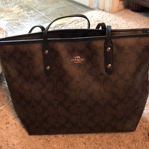 Coach leather bag
